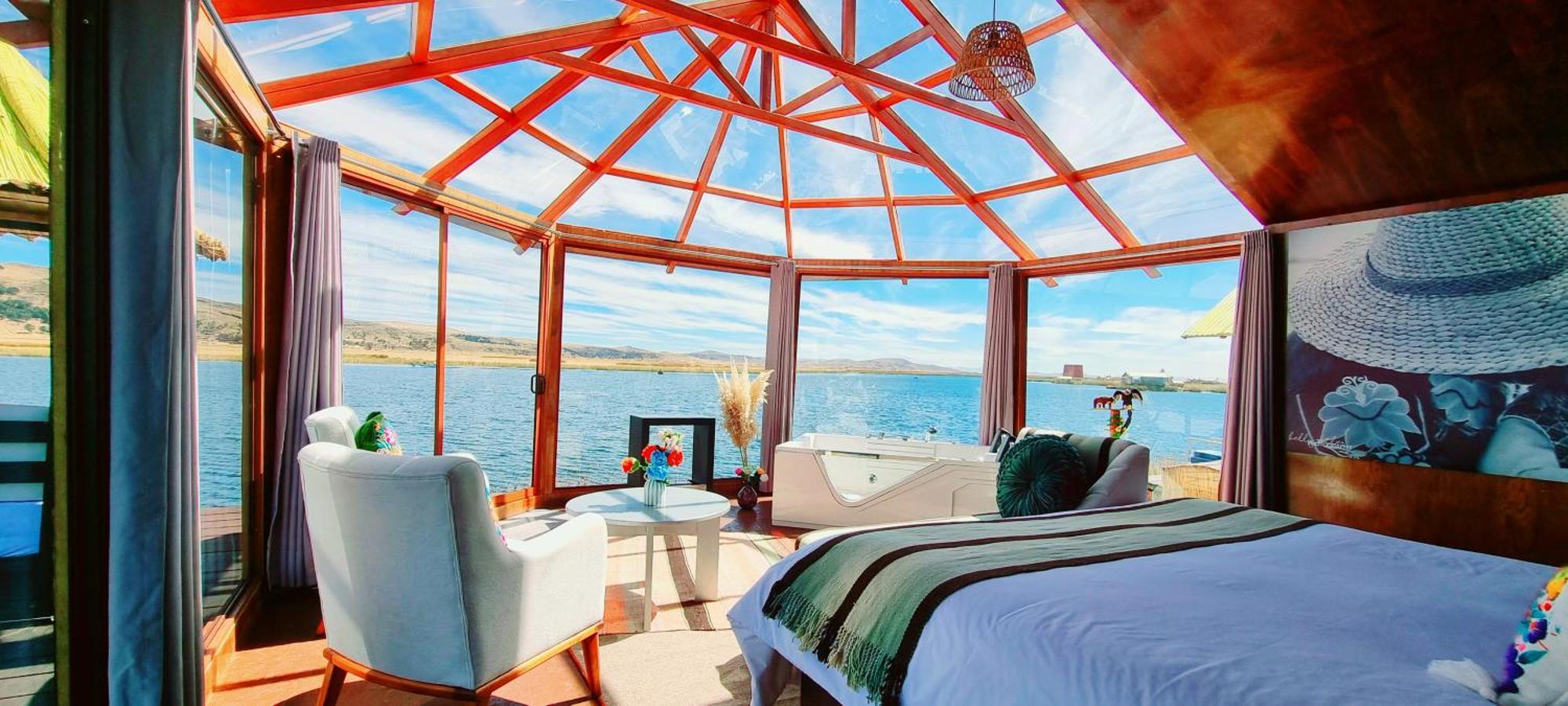 Uros Kay Pacha Lodge Puno Quarto foto