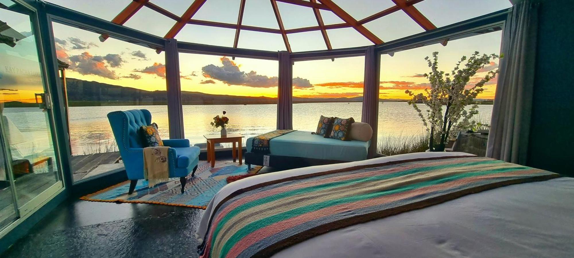 Uros Kay Pacha Lodge Puno Quarto foto